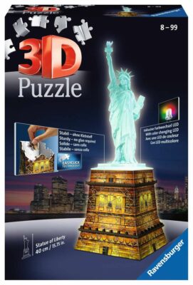 Puzzle Lumineux 3D Statue de la Liberte