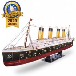 Puzzle 3D avec LED - Titanic 266 Pièces  Cubic Fun