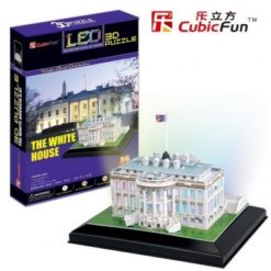 Puzzle 3D avec LED - Washington : La Maison Blanche 56 Pièces  Cubic Fun