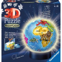 Puzzle lumineux globe terrestre